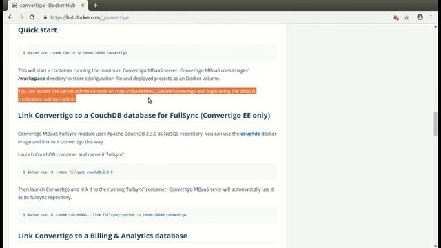 How to Install Convertigo (Mobility Platform) (Community Edition) with Docker in Ubuntu смотреть онлайн