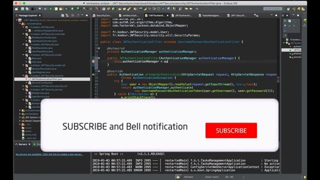 Part 11: JWT Security: Spring Hibernat API Rest Angular смотреть онлайн