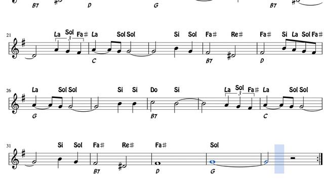 No puedo vivir sin ti Partitura con Notas Fácil de Flauta Violín Oboe Clave de Sol смотреть онлайн