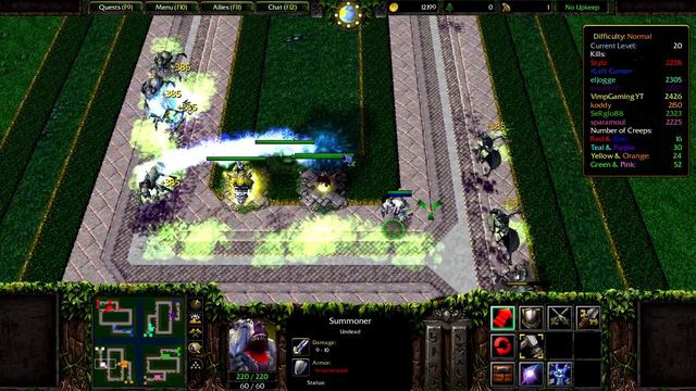 Warcraft 3 - Green Circle TD 2VS2: HAPPY NEW YEAR! смотреть онлайн