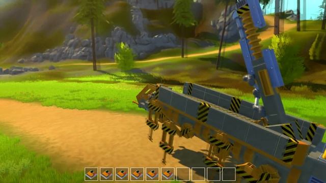 Шагоход Муравей l Ваши постройки в Scrap Mechanic смотреть онлайн
