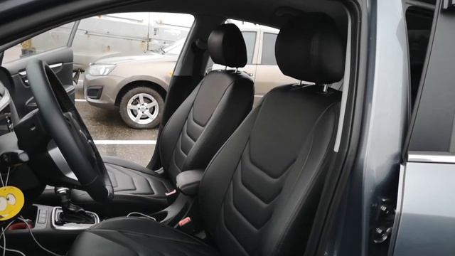 Авточехлы Киа Рио 4 Ломаная линия смотреть онлайн