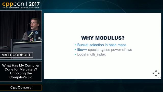 CppCon 2017: Matt Godbolt “What Has My Compiler Done for Me Lately? Unbolting the Compiler's Lid” смотреть онлайн