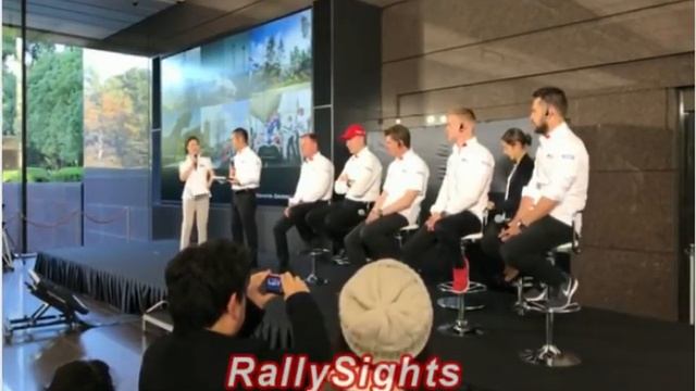TOYOTA GAZOO Racing With Gorgeous Members WRC 2017' Season Report Conference & Fans Meeting At Toky