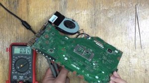 ASUS X55A Ч1 - не включается - нет питания на плате