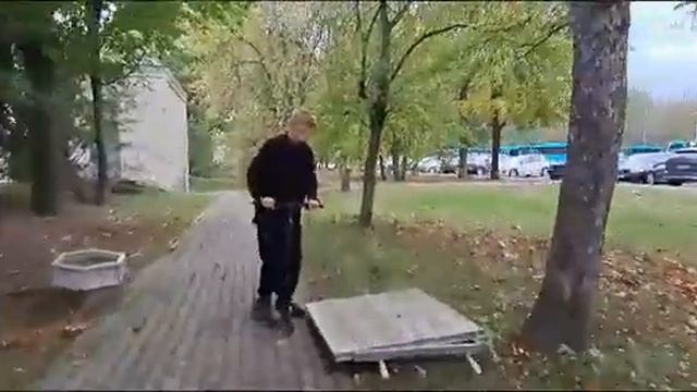 обзор на самодельный скейт парк смотреть онлайн
