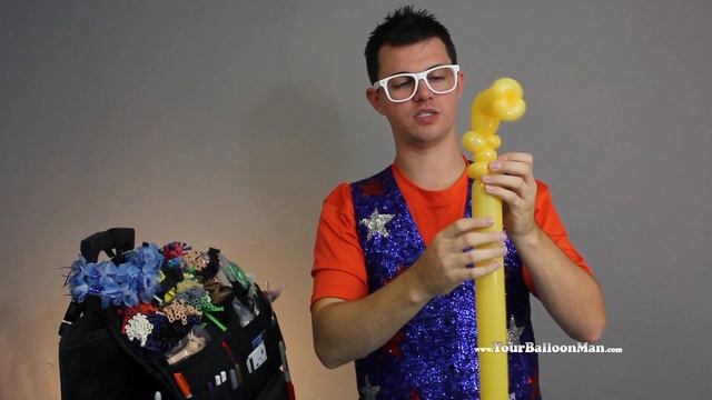 Saxophone Balloon Animal Tutorial смотреть онлайн