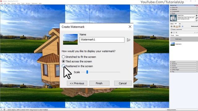 Change Background in SketchUp смотреть онлайн