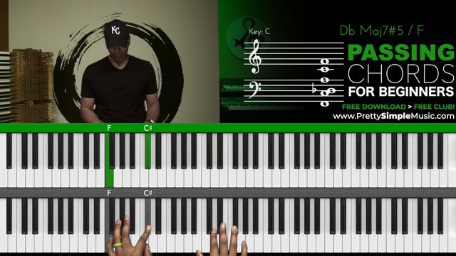 How to Play Passing Chords on Piano for Beginners смотреть онлайн