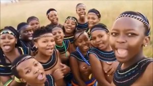 African tribal girls dance tribal