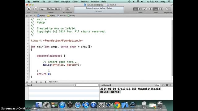 objective c for java programmer - video 1 смотреть онлайн