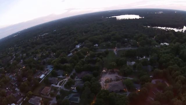 Lake Hanna 1/2 mile away then far south and RTH w/ DJI Phantom 2 Vision смотреть онлайн