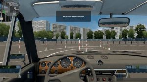 Прохождение City Car Driving с нуля! Упражнение змейка!