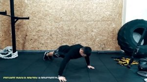 Отжимания от пола широким хватом. Техника выполнения.