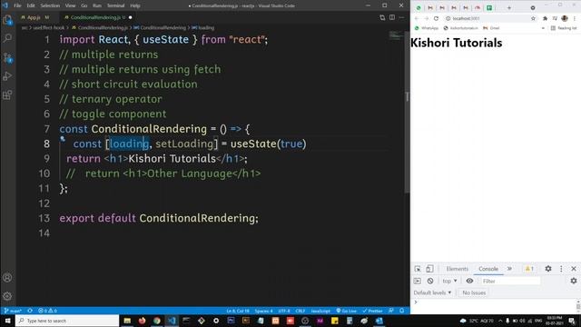 Conditional Rendering | Multiple Returns | Part - 1 смотреть онлайн