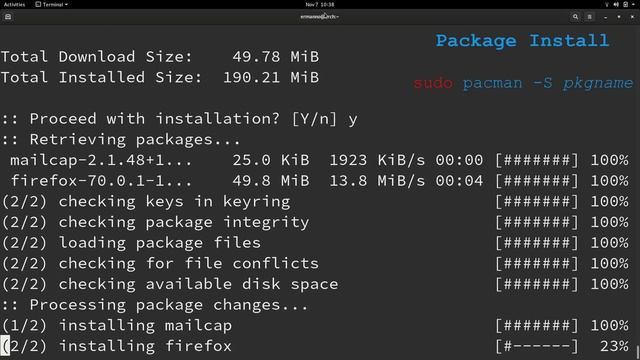 How to use Pacman basic commands in Arch Linux смотреть онлайн