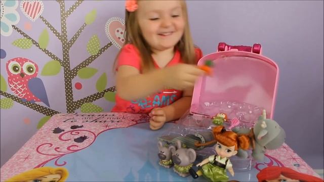 Disney Animators Collection Princess Anna Mini Doll Playset Unboxing смотреть онлайн