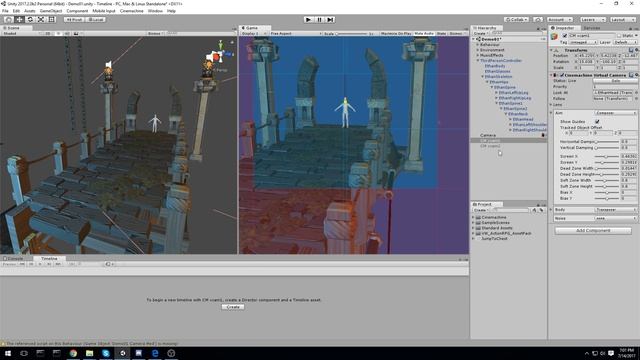 Unity 2017 - Cinemachine - Virtual Camera [Tutorial][C#] смотреть онлайн