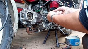 Замена цепи грм на мопеде альфа