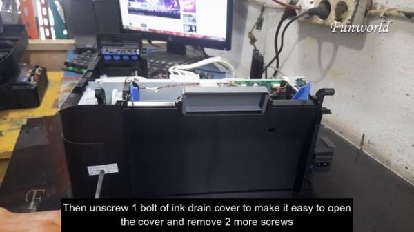 How to disassemble the epson l3110 printer