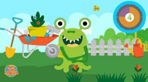 Around a Circle _ Body Parts, Verbs _ Counting Song _ Fun Kids English