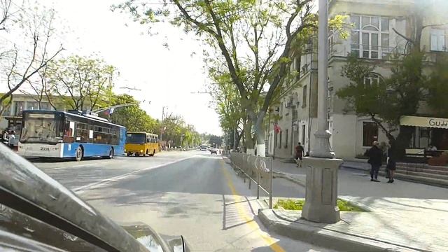 Весенний Крым, улицы Севастополя - музыкальная зарисовка. смотреть онлайн