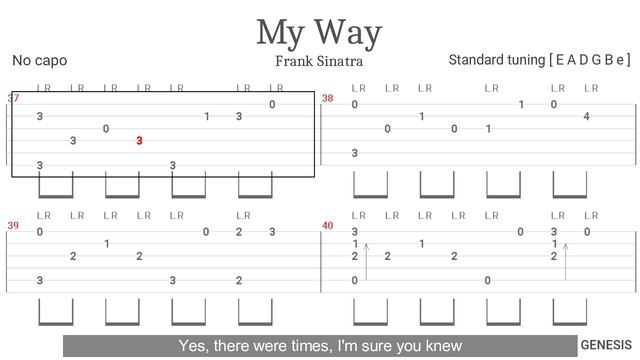 Frank Sinatra - My Way // guitar tabs + lyrics | HCR special смотреть онлайн