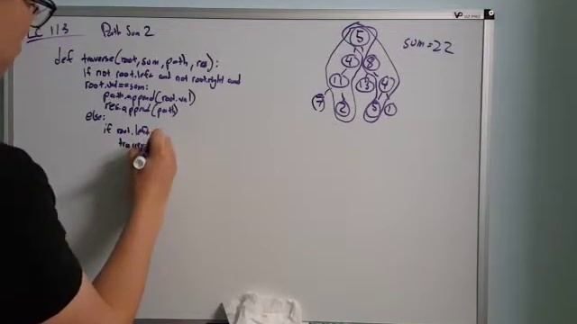Leetcode 113 path sum 2 python смотреть онлайн