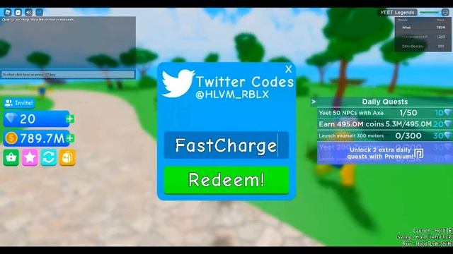 Roblox YEET legends CODES *2022* смотреть онлайн