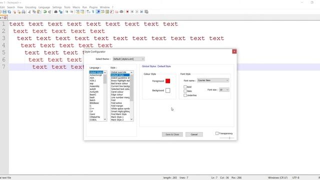 How to Change Font Color in Notepad++ смотреть онлайн