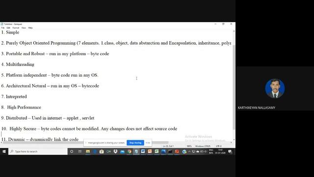 CHARACTERISTICS OF JAVA | Java Programming | Java Tutorial смотреть онлайн