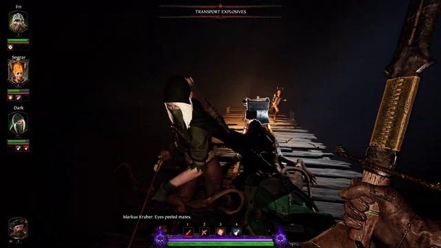 Warhammer Vermintide 2, as the Mercenary, Markus Kruber #1 смотреть онлайн