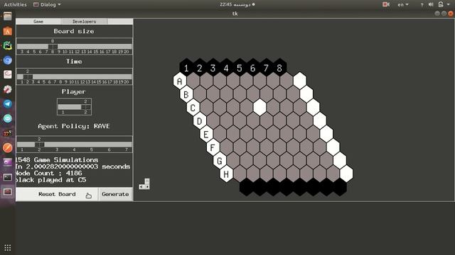 Monte Carlo Tree Search Agent for the Game of HEX смотреть онлайн