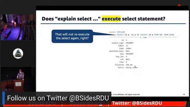 BSidesRDU 2022 - Confused deputy problem for MySQL & PostgreSQL: a method for privilege escalation смотреть онлайн