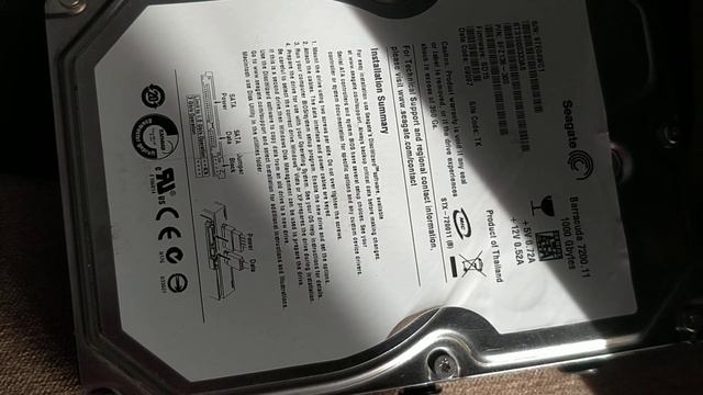 Seagate ST31000333AS 1Tb стучит