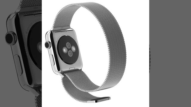 Миланский сетчатый браслет для Apple Watch 38/42 мм смотреть онлайн