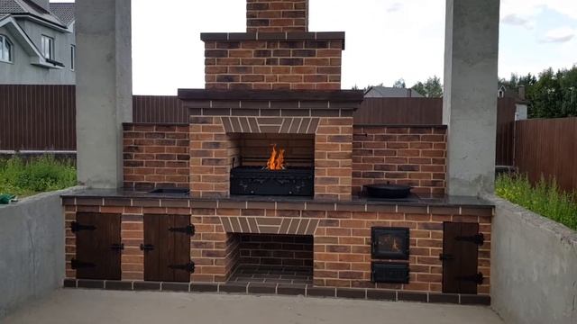 Печь-Барбекю из кирпича TERCA смотреть онлайн