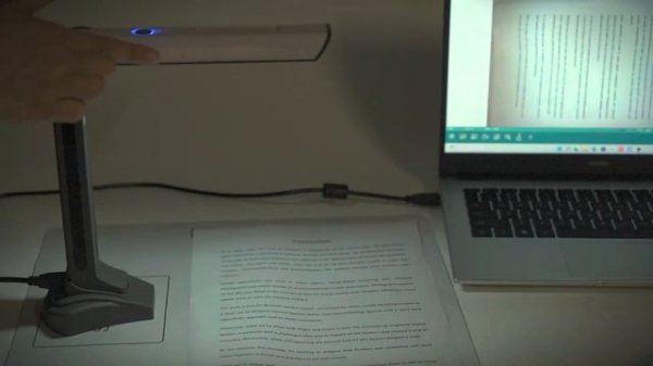 How to use lights（eloam scanner S200L)