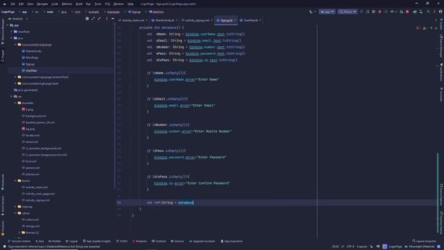 How to insert data in firebase database android Kotlin || Insert data into firebase database || #1 смотреть онлайн