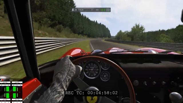 Ferrari 250 GTO at the Nordschliefe смотреть онлайн