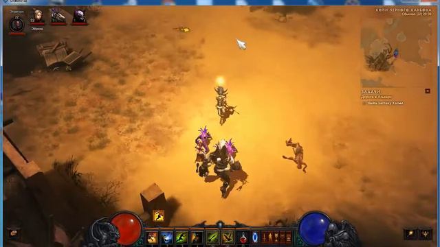 Diablo 3 (Колдун Акт 2) Копи черного канььона смотреть онлайн