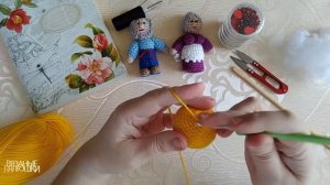 Мастер класс Колобок вязаный пальчиковый театр