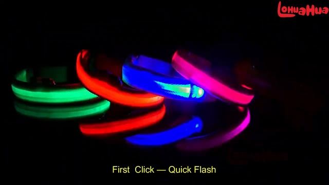 Светодиодный ошейник с Алиэкспресс смотреть онлайн