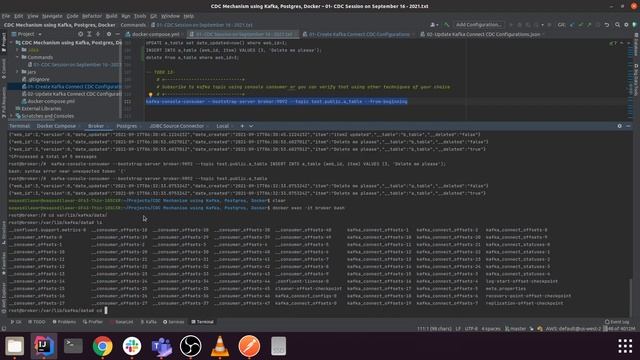 05 Demo Part-2 Replication in Postgres, Kafka Connector, Kafka Consumer смотреть онлайн