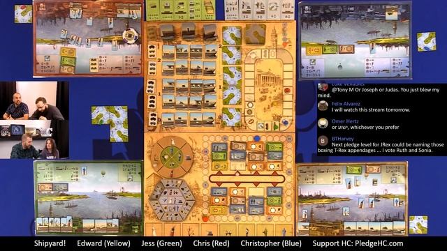 Shipyard 4p Play-through, Teaching, & Roundtable discussion by Heavy Cardboard смотреть онлайн