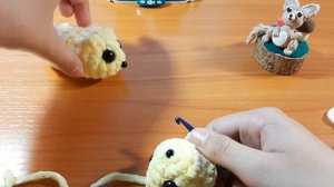 как связать ХОМЯКА крючком часть 1