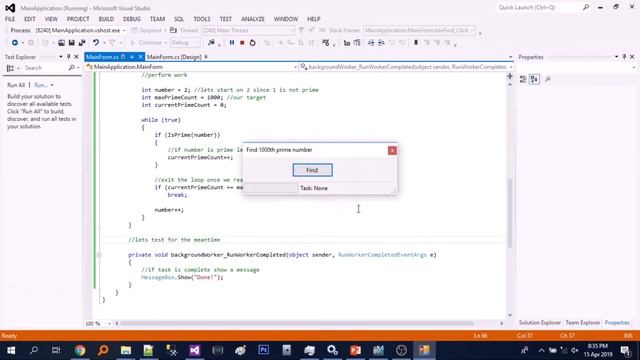 BackgroundWorker with ProgressBar смотреть онлайн
