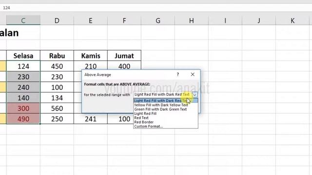 Penerapan Excel : Menggunakan Conditional Formating смотреть онлайн