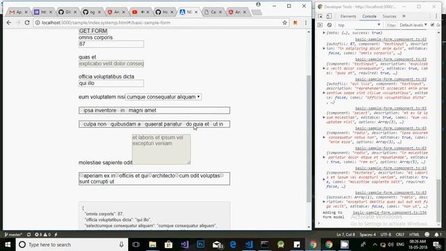 Demo of dynamic form SPA Angular app смотреть онлайн