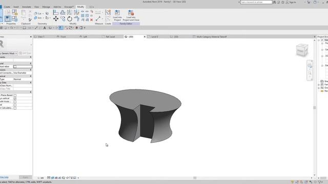 Revit 2019 -Import SAT file into family and apply materials - Plugin смотреть онлайн
